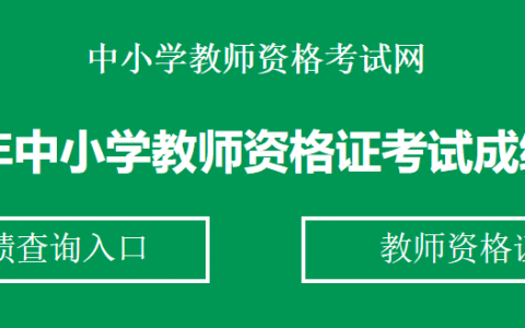 2020下半年天津教師資格考試成績查詢官網