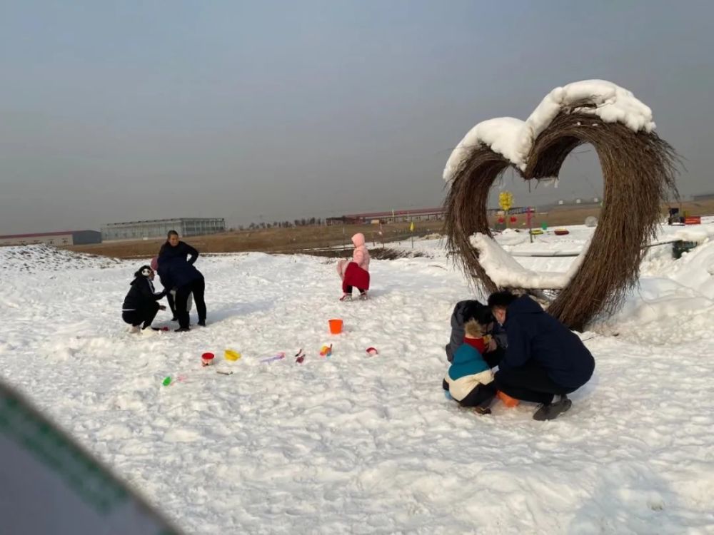 放假嘍！“神獸們”來西青坐雪橇 游冰雪世界吧......