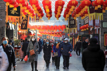 小年到 中國紅 津城古文化街年味“濃”