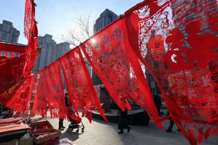 小年到 中國紅 津城古文化街年味“濃”