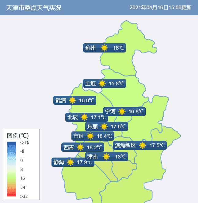 天津周六大風繼續(xù)吹 下周初最高氣溫升至27℃